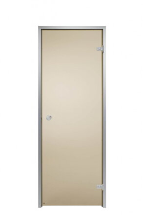 Dvere do parnej sauny 790 x1990 mm - bronzové sklo