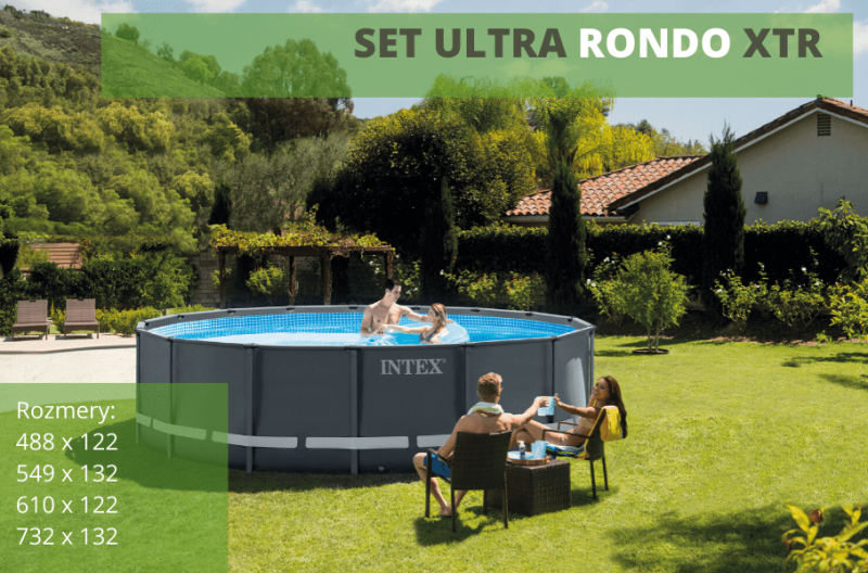 kvalitný záhradný bazén s kompletnou filtráciou