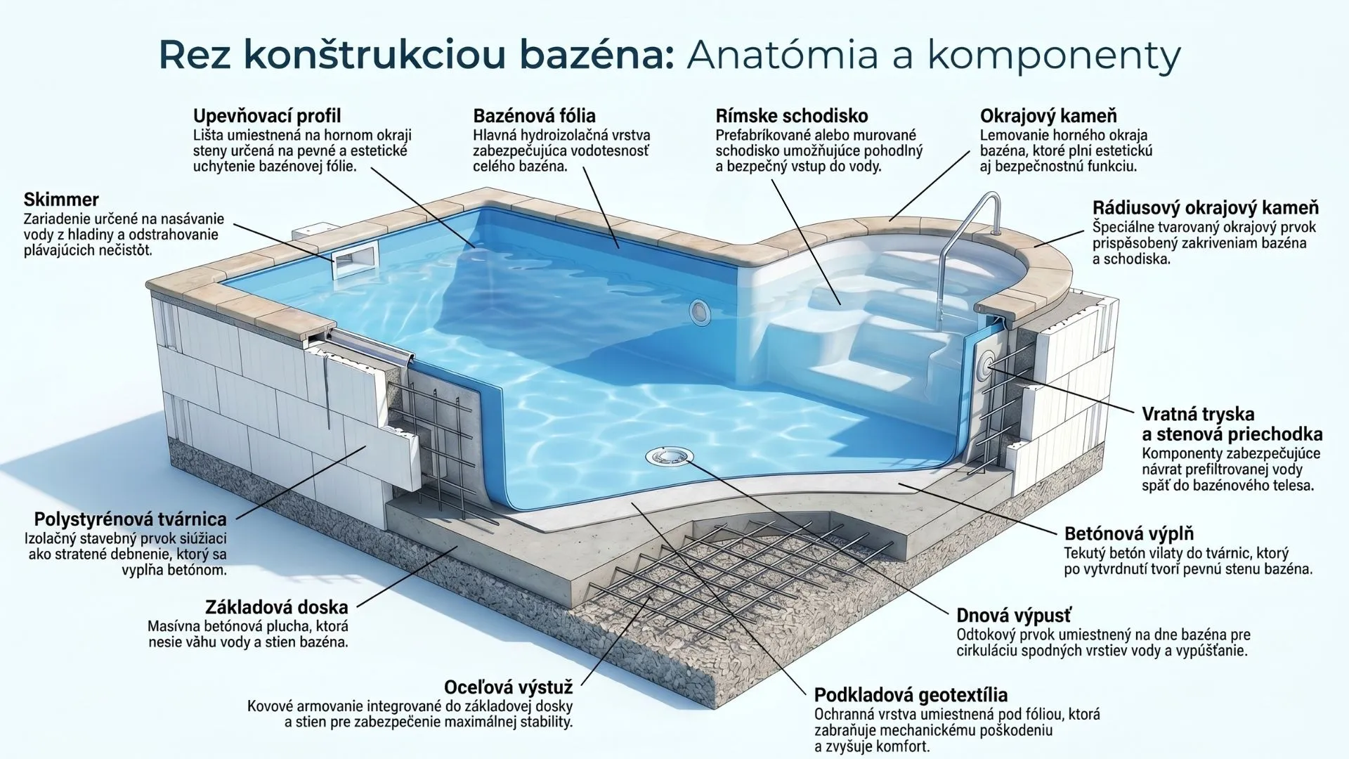 Bazény z polystyrénových tvárnic