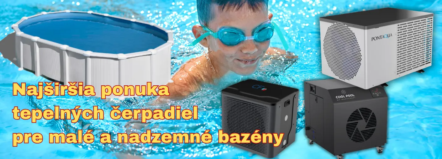 Tepelné čerpadlá pre malé bazény