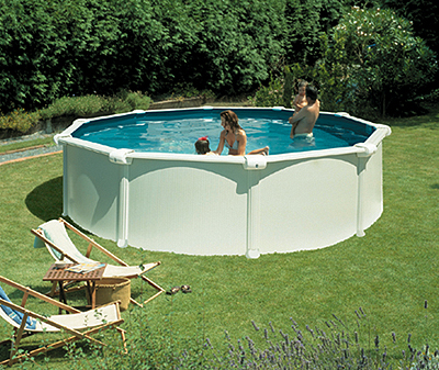 Okrúhle záhradné bazény. Bazén Dream Pool, lacný záhradný bazén.