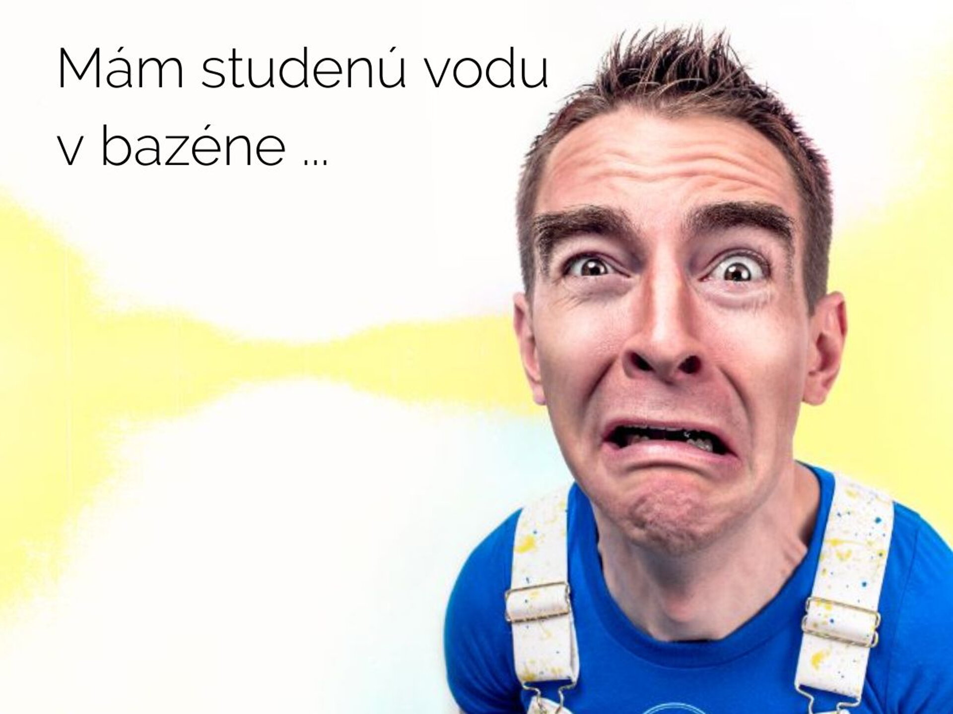 studená voda v bazéne