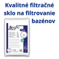 Filtračné sklo - 0,5 - 1,5 mm; 20 kg vrece pre bazénovú filtráciu, frakcia pre bežné filtrovanie