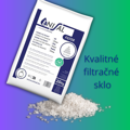 Filtračné sklo - 0,5 - 1,5 mm; 20 kg vrece pre bazénovú filtráciu, frakcia pre bežné filtrovanie