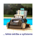 Bazénový vysávač DOLPHIN pre vysávanie dna a stien bazéna, bezkáblový