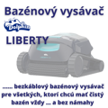DOLPHIN LIBERTY 200, bezkáblový bazénový vysávač 