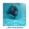 Bazénový vysávač DOLPHIN pre vysávanie dna a stien bazéna, bezkáblový