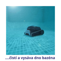 Bazénový vysávač DOLPHIN pre vysávanie dna a stien bazéna, bezkáblový