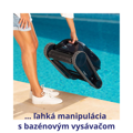 Bazénový vysávač DOLPHIN pre vysávanie dna a stien bazéna, bezkáblový