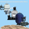 Filtračný piesok 25 kg do  bazénovej filtrácie, kremičitý piesok