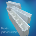 Polystyrénové bazénové tvárnice na stavbu bazéna BIGBLOK (1 BIGBLOK = 2,5 x MINIBLOK)