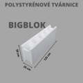 Polystyrénové bazénové tvárnice na stavbu bazéna BIGBLOK (1 BIGBLOK = 2,5 x MINIBLOK)