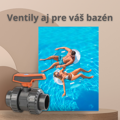 Bazenársky guľový ventil 63mm CEPEX 2