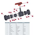 Guľový ventil do bazénovej technológie PN16 cepex fluidra