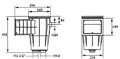 Skimmer pre bazén s fóliou dlhý 200 x 180 mm  Kripsol 1540405