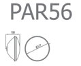 Osvetlenie bazéna LED diódami s vysokou svietivosťou 1485 lm PAR56