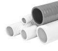 PVC pružné flexibilné potrubie 80 x 90 mm na priemyselné použitie