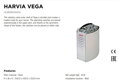 Saunová pec Harvia Vega BC90E 9,0 kW