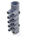 Rozdelovač 50mm x (10) ¾” SB pre hydromasážne vane