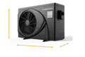 Tepelné čerpadlo bazénové inverterové HP900 black edition 9kW