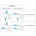 Odvlhčovač Microwell DRY 500 Duct 50m²  | Prevedenie do potrubia