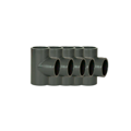 5ks PVC tvarovka - T-kus 90° 50 mm