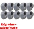 10ks Koleno 90° 50mm PVC-U na lepenie PN16