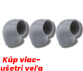 3ks Koleno 90° 63mm PVC-U na lepenie PN16