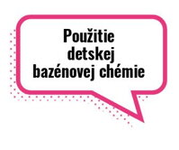 Detská bazénová chémia, použitie Detská bazénová chémia, použitie