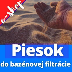 Filtračný piesok do bazénovej filtrácie