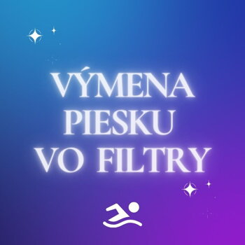 Výmena piesku v bazénovom filtry