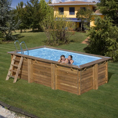 Drevený bazén TPG: 427 x 277 x 119 cm
