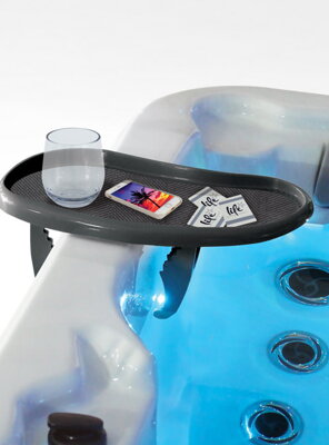 Plastový vírivkový odkladací SPA stolík na občerstvenie