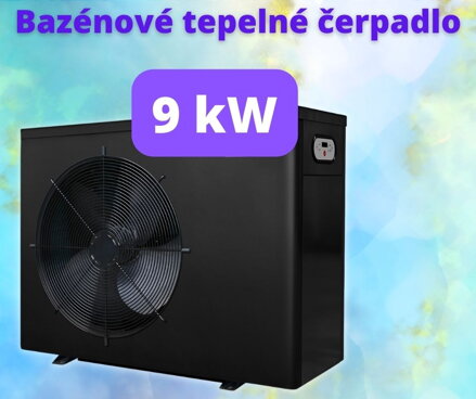 Bazénové tepelné čerpadlo 9kW, inverterové