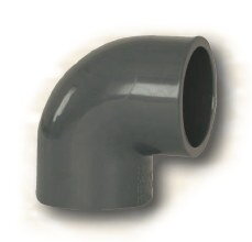 Koleno 90° 50mm PVC-U na lepenie PN16
