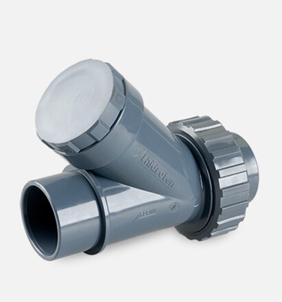 Guľový spätný ventil Y 50 mm PVC-U