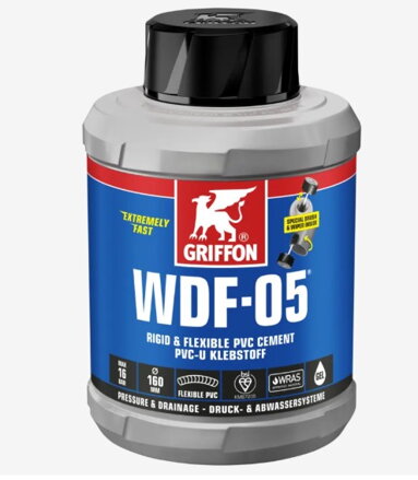 Lepidlo Griffon WDF-05 modré, pre bazénové flexi hadice 125 ml