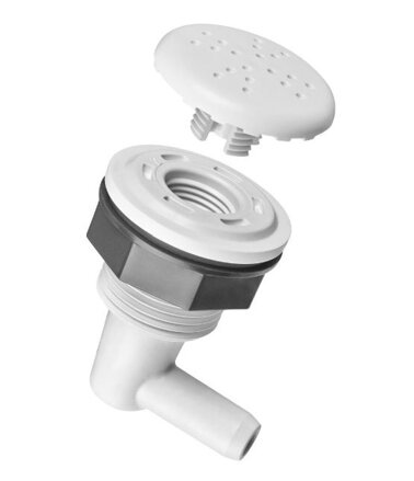 Vzduchová tryska biela 3/8" pre vírivky a whirlpooly BLOWER