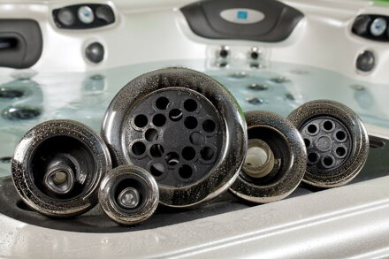 Tryska 7" Artesian Spas: MASSAGE JUMBO Jet: nerezová 145mm