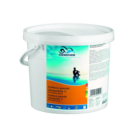 Kyslíkový granulát 1kg komponent 1  na dezinfekciu vody v bazénoch a vírivkách