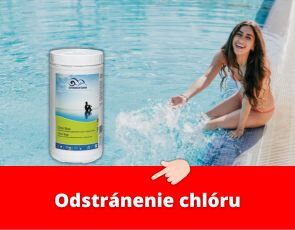Prechlórovaný bazén, odstránenie chlóru z vody pri prechlórovaní