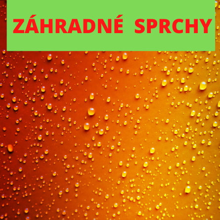 Záhradné sprchy