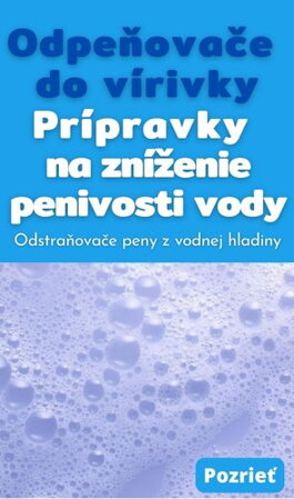 odpeňovač vody