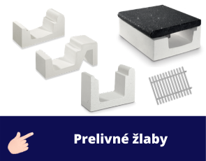 Bazénové prelivné žlaby
