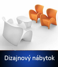 Dizajnový nábytok, doplnky a zariadenia pre byt a záhradu