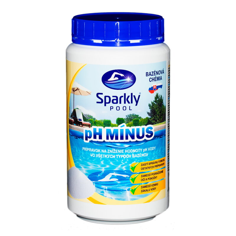 pH mínus granulát 1,5 kg Sparklypool