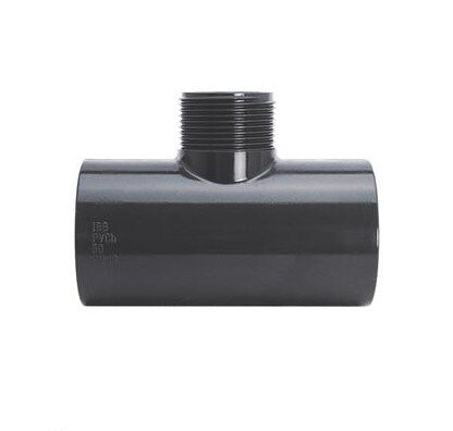 PVC-U tvarovka T-kus 90° 50 mm s vonkajším závitom 1" PVC-U tvarovka T-kus 90° 50 mm s vonkajším závitom 1"