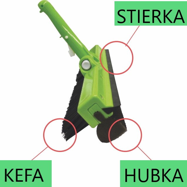 3 v 1 - kefa, stierka, hubka