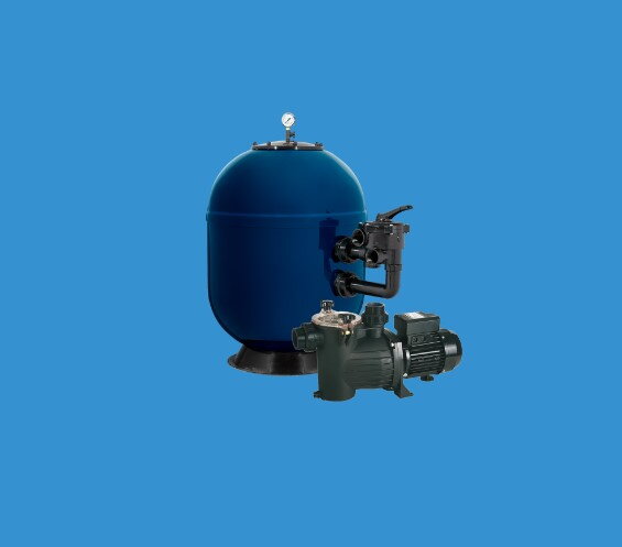 Piesková filtrácia pre bazén 6,5 m³/h - laminátový filter + čerpadlo Piesková filtrácia pre bazén 6,5 m³/h - laminátový filter + čerpadlo