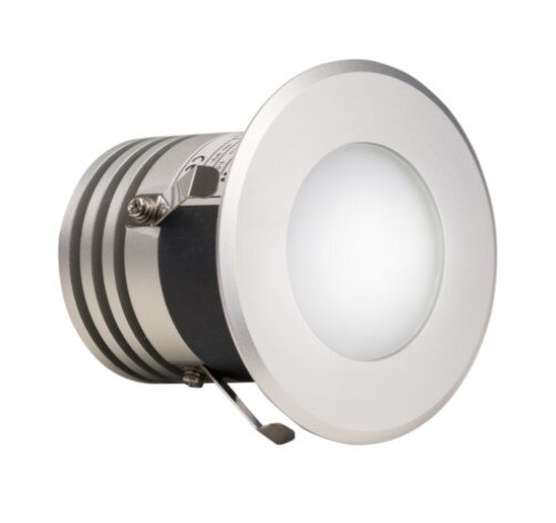 Svetlo do parnej sauny LED RGB farebné Ø 90mm